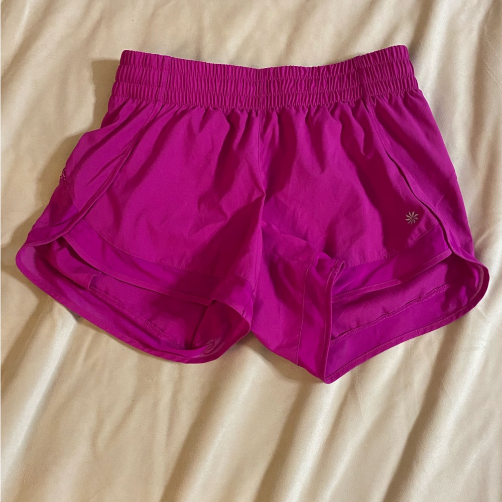 Athleta hot pink shorts, XS